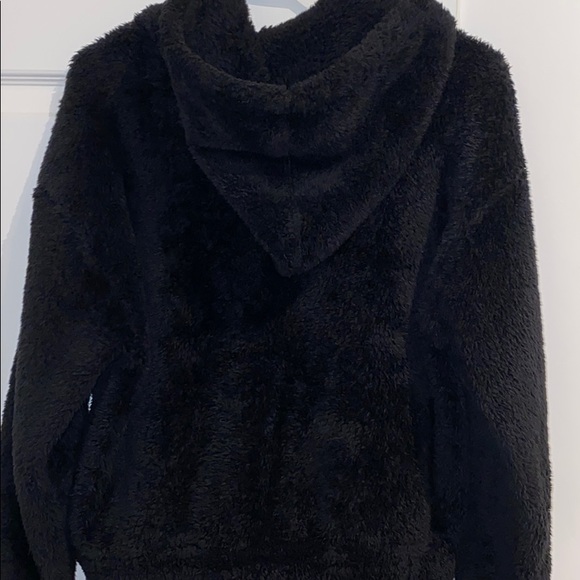 F21 TEDDY ZIP UP HOODIE - Picture 2 of 3